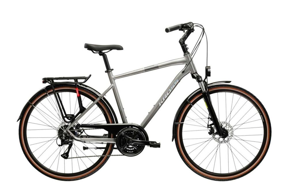 Rower trekkingowy KROSS Trans 3.0 Ult.ra Srebrny Holo 28