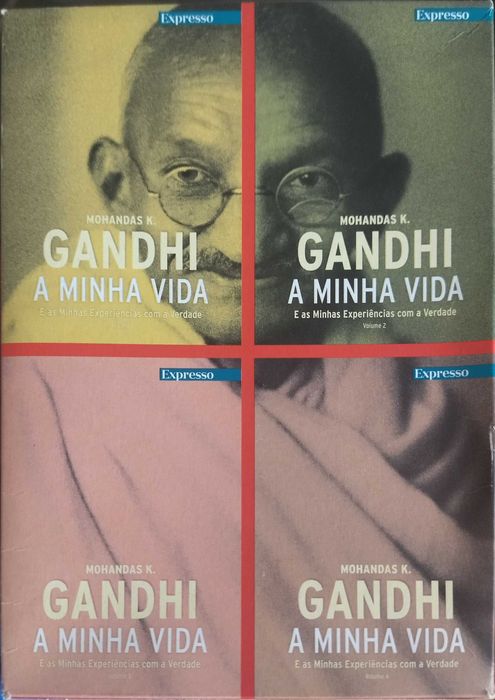 Gandhi A minha vida e as minhas experiências com a verdade, 4 Livros