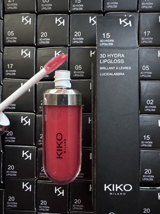 Блеск KIKO Milano 3D Hydra Lipgloss, бальзам, помада