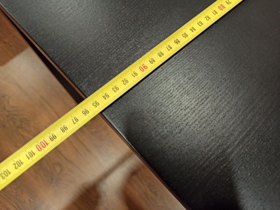 Mesa sala madeira 2,60m + cadeiras pele