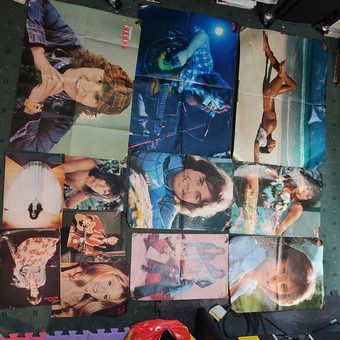 Lote 64 Posters antigos Música/Cinema