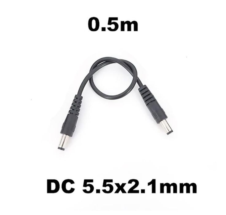 Разветвитель питания кабель DC 2DC 4 8DC 5,5*2,1 удлинитель папа мама