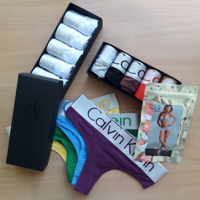 Жіночі стрінги Келвін Кляйн Steel. Подарункові набори, трусики