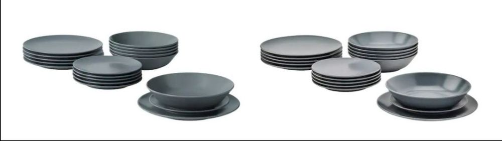 Conjunto pratos Ikea Mod. Dinera64751300968451122