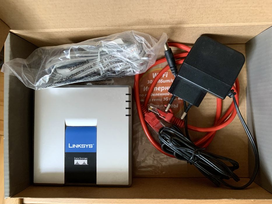 Linksys PAP2T-EU VoIP-адаптер