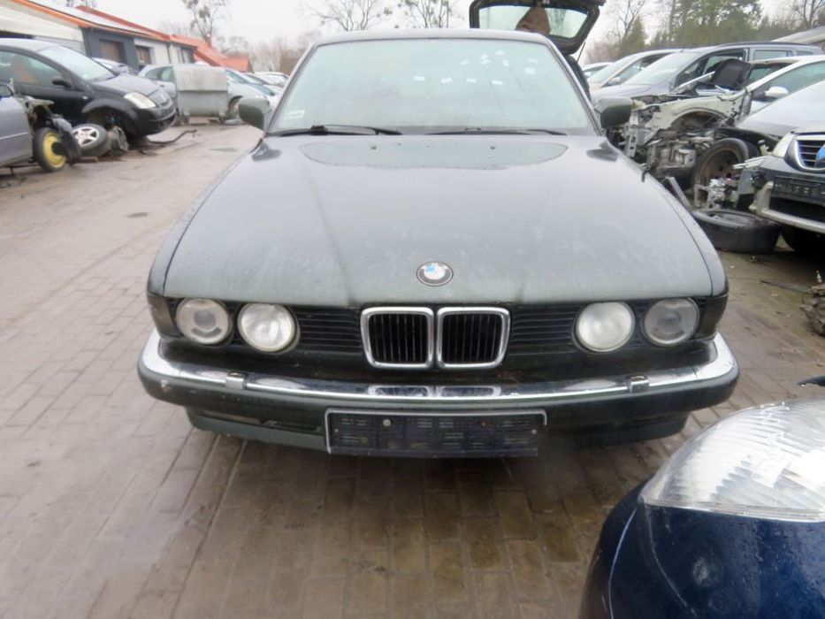 MASKA ZDERZAK BŁOTNIKI LAMPY 7 II E32 205 BMW 1986-1994 ZIELONY MALACHITGRUN PRZÓD KOMPLETNY