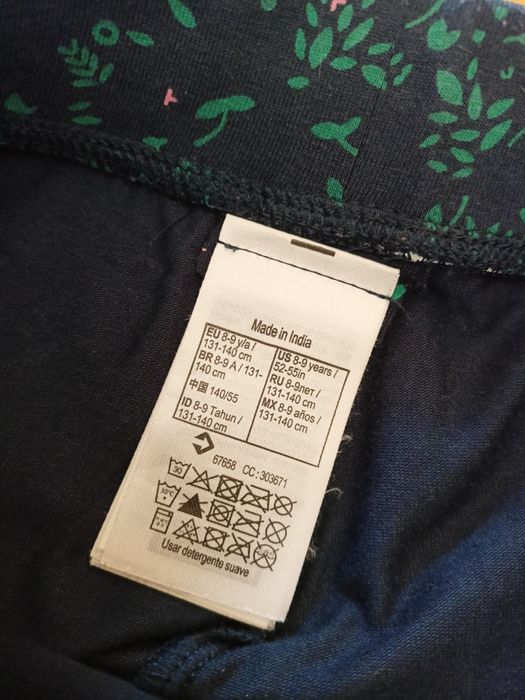 2x Decathlon st idealny Legginsy dla dziewczynki na wzrost 134