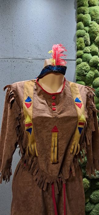 Strój przebranie kostium indianka