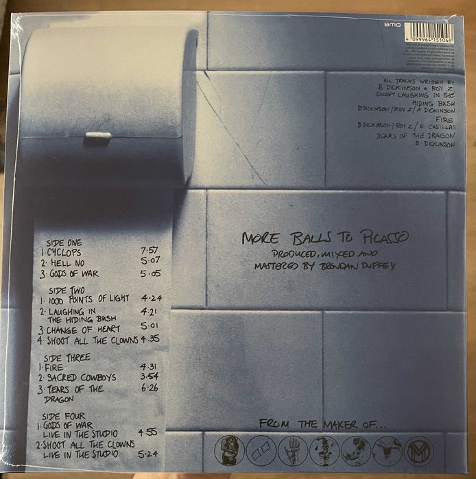 2LP (Splatter) Bruce Dickinson - More Balls to Picasso
