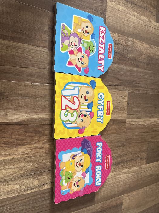Ksiazki fisher price 3szt