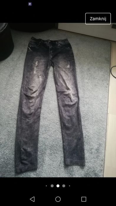 legginsy - jeansy Langsha
