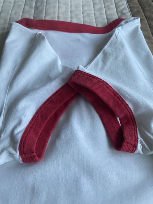 Xs Levis bluzka czerwono biała