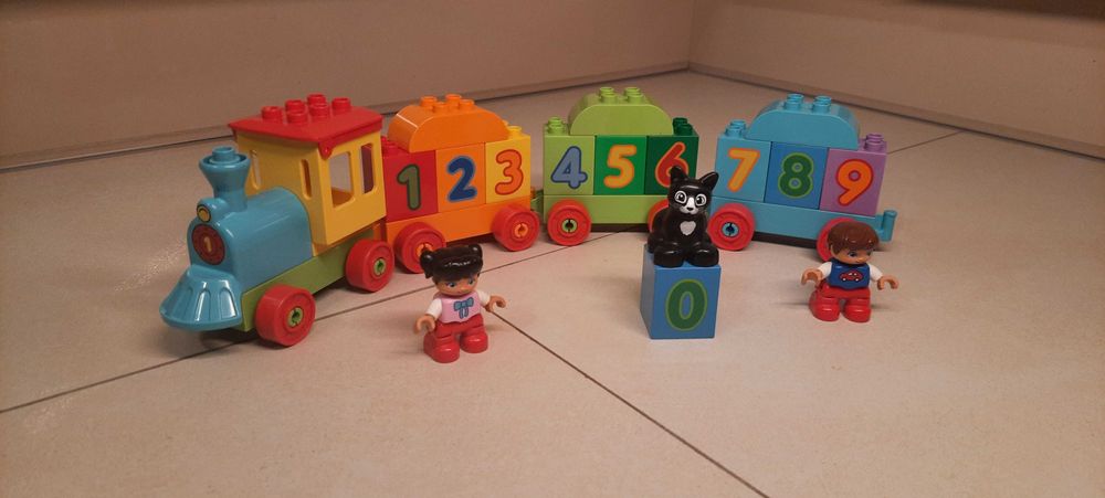 LEGO DUPLO, klocki Pociąg z cyferkami, 10847