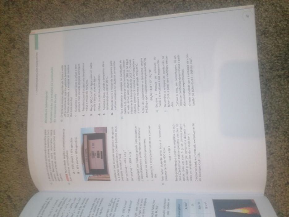 Caderno de exercícios e problemas 12°ano Química
