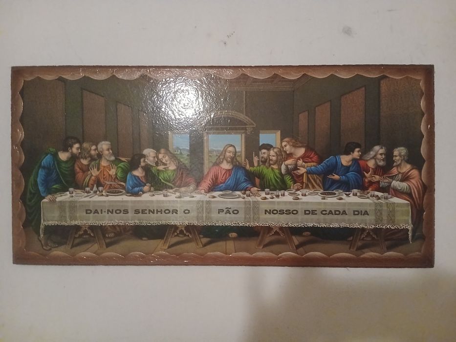 Quandro  a ultima ceia de jesus