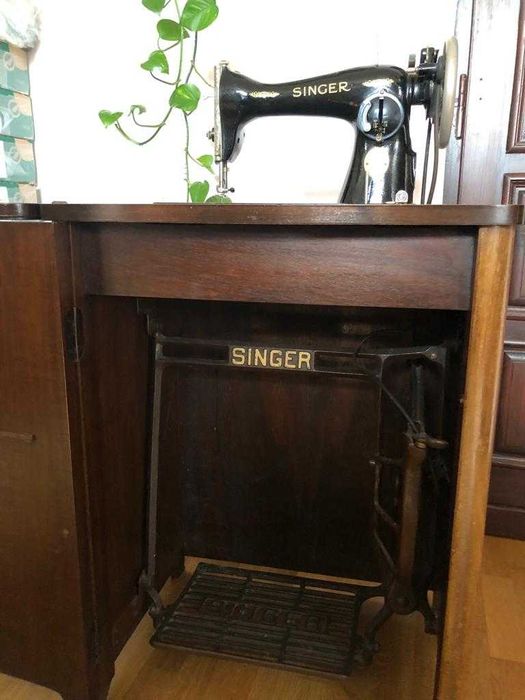 Oryginalna maszyna do szycia Singer z numerem seryjnym