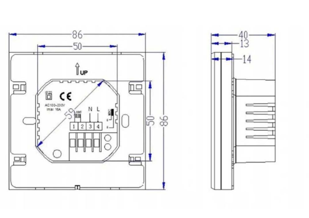 Termostat pokojowy LCD