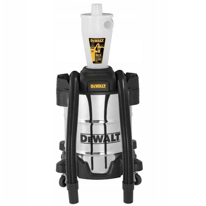 DEWALT DXVCS006 Cyklonowy Separator 30L INOX Na Sucho i Mokro
