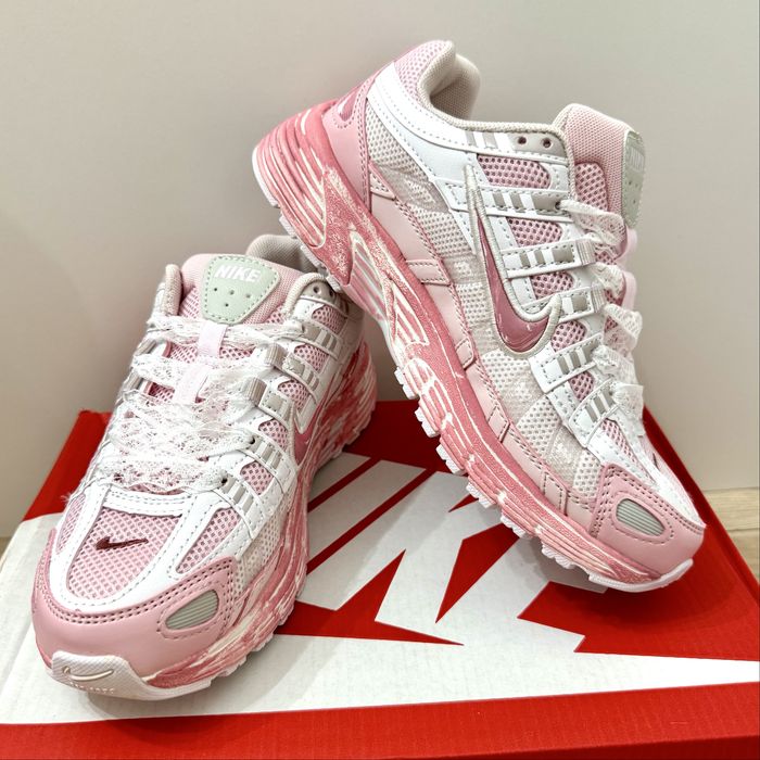 Nowe Oryginalne Damskie Buty Nike P6000 Różowe Sneakersy Y2K Rozmiar 38
