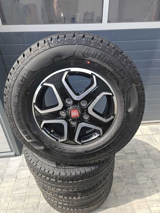 Koła alufelgi fiat ducato boxer jumper nowe kpl