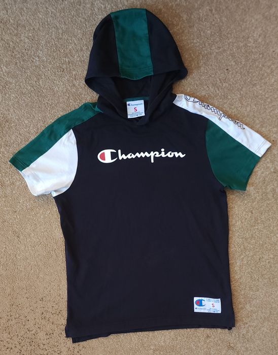 футболка-худі Champion з капюшоном S-M