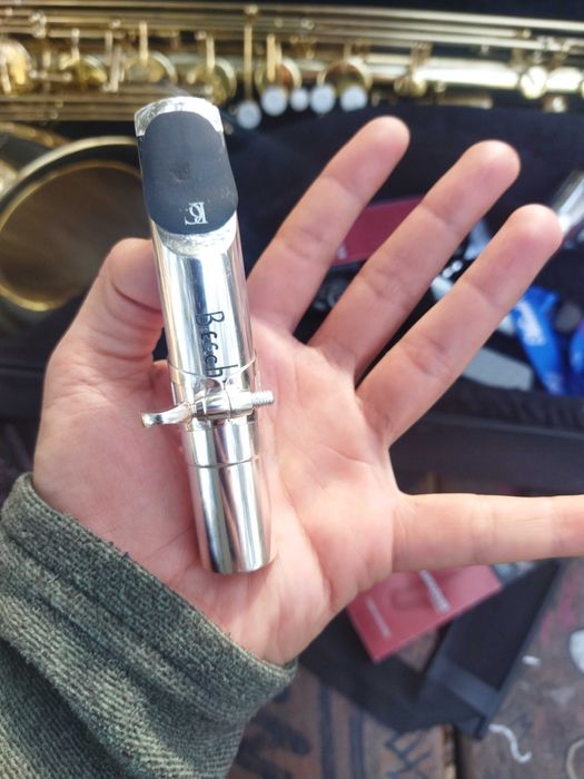 Boquilha tenor sax número 6 nova