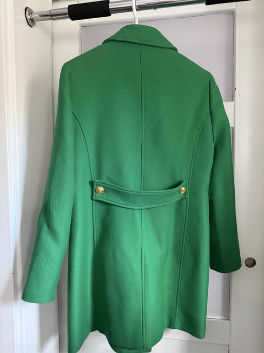 Plaszcz zielony zara damski