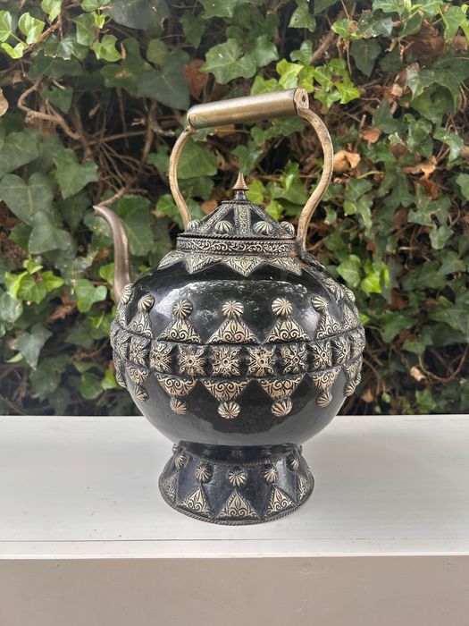 Bule decorativo de artesanato marroquino