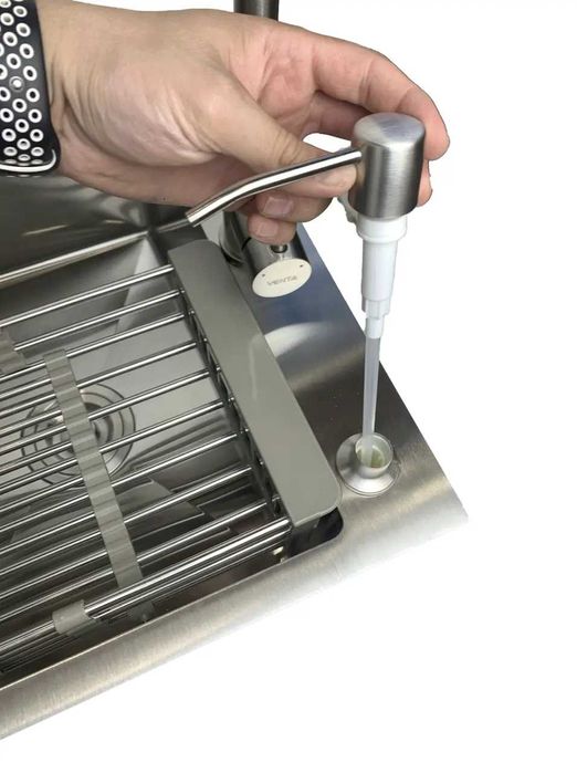 Мийка кухона Kroner 50*50 (см) + Кран + дозатор + кошик+ сифон