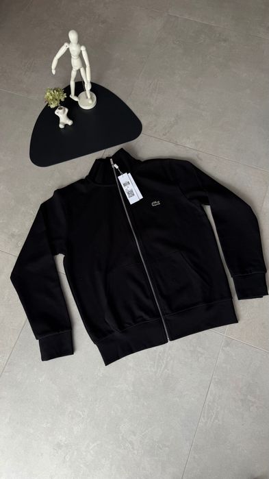 Full Zip кофта Lacoste Black чорний