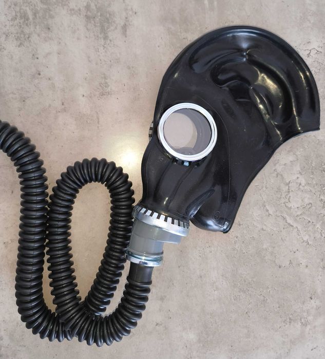 Maska LaTeX teatr przebranie akcesoria