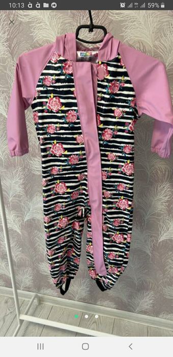 Гортаем,грязепруф куртка,дощовик,дождевик непромокайка 98-104см