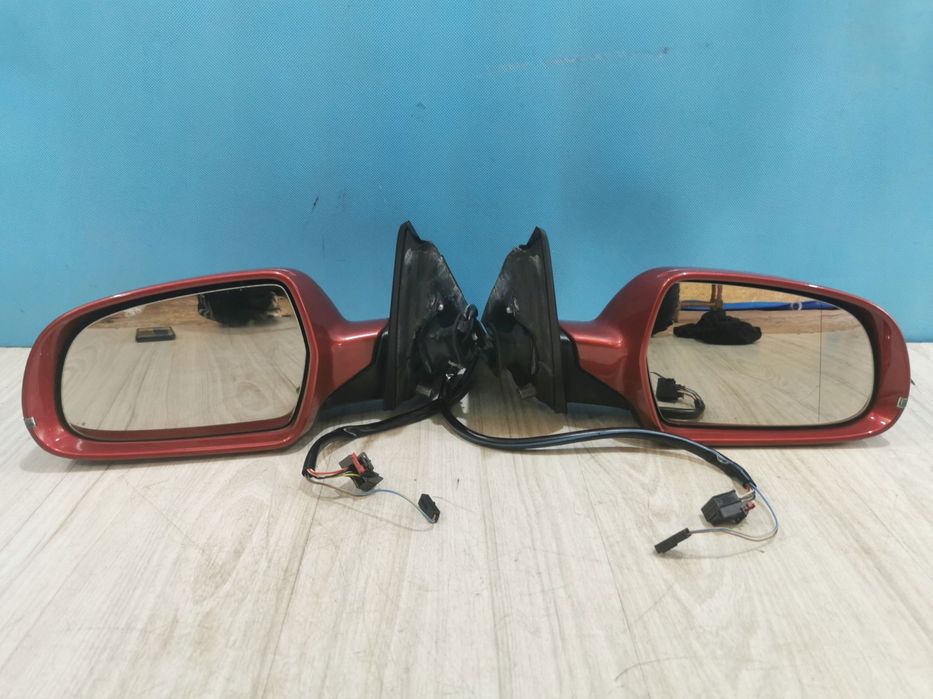 audi a4 b8 lusterko zewnętrzne kompletne prawe lewe 6 + 2 pin anglik