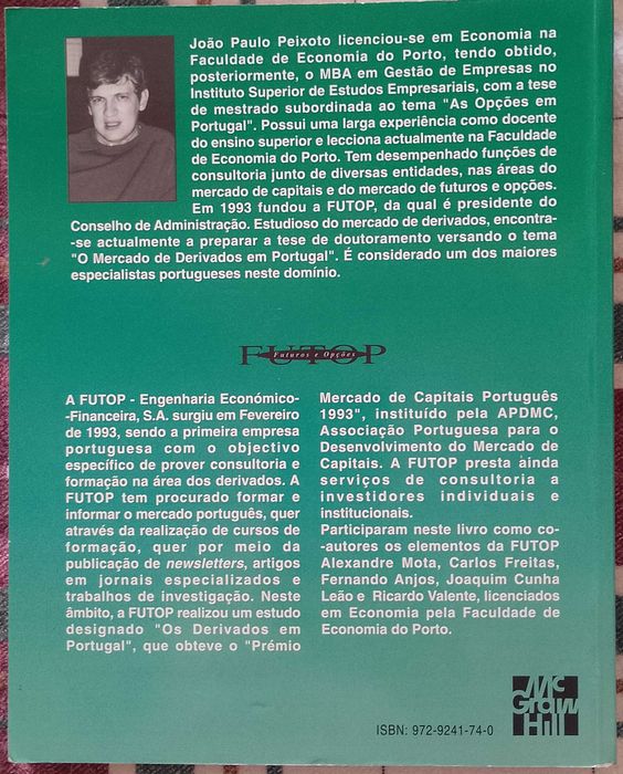 Futuros e opções, João Paulo Peixoto