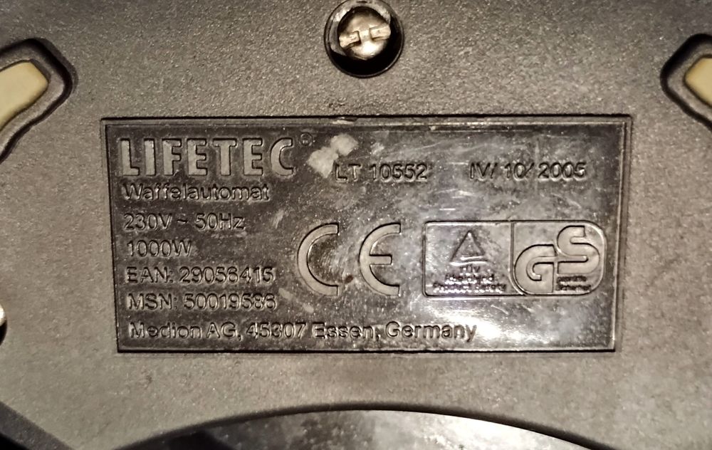 Электро вафельница LIFETEC LT 10552