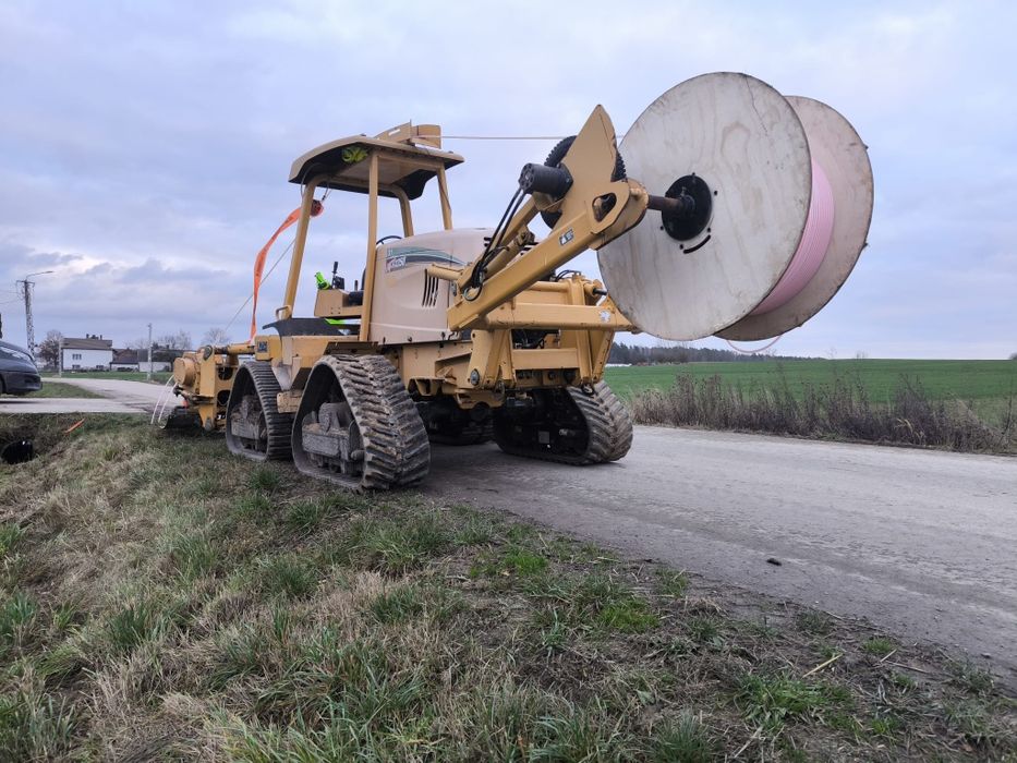 Wynajem układanie pługoukładacz vermeer rtx1250 światłowodów