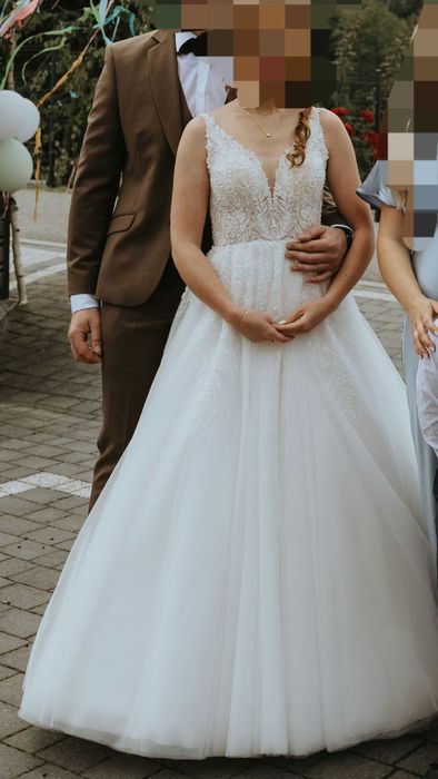 Suknia ślubna princesska 34-36