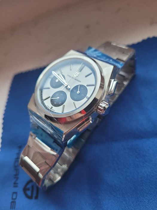 Zegarek Pagani Design homage Tissot prx chronograf Nowy komplet