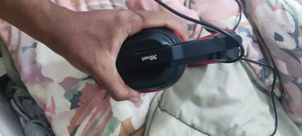 Headset Gaming Trust (Red Edition) – Microfone e Som 100%
