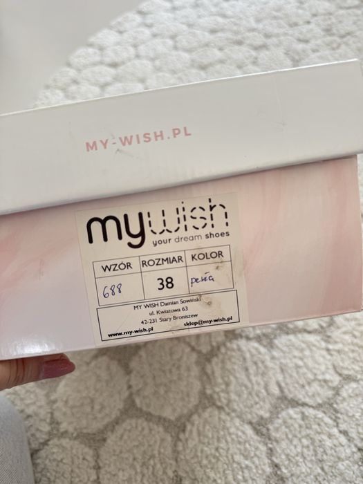 Buty ślubne ze skóry 38 MyWish