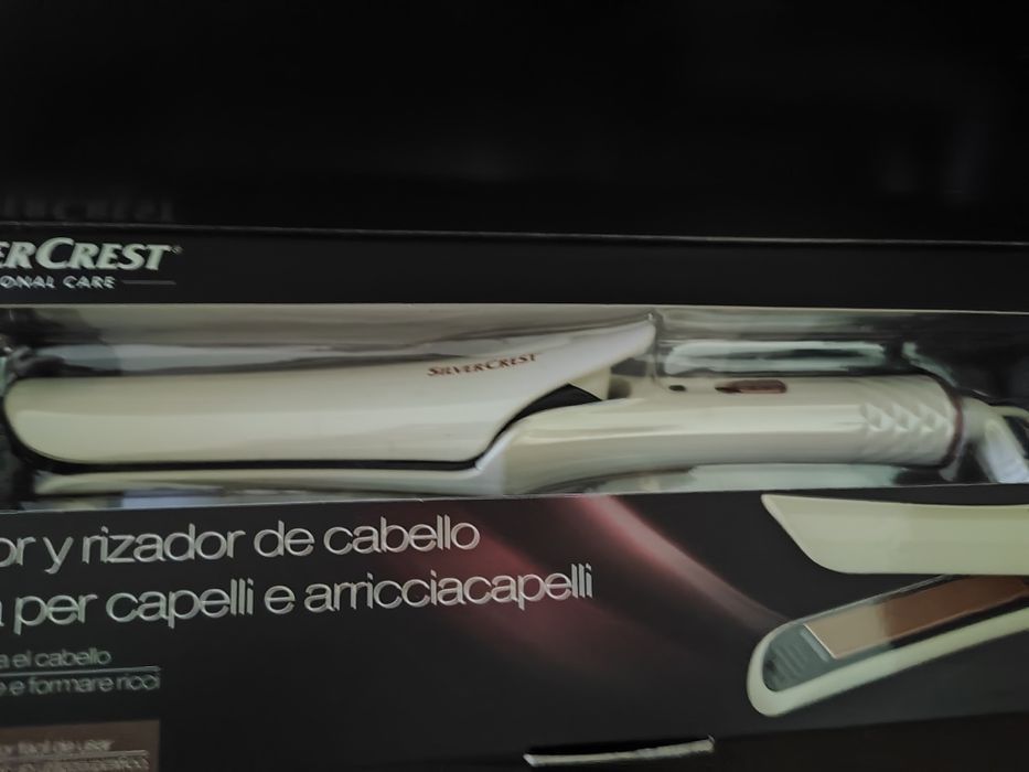 Prancha para cabelo.