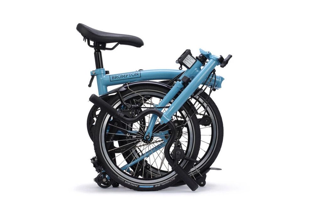 Rower składany Brompton C-Line 4s Cloud Metallic