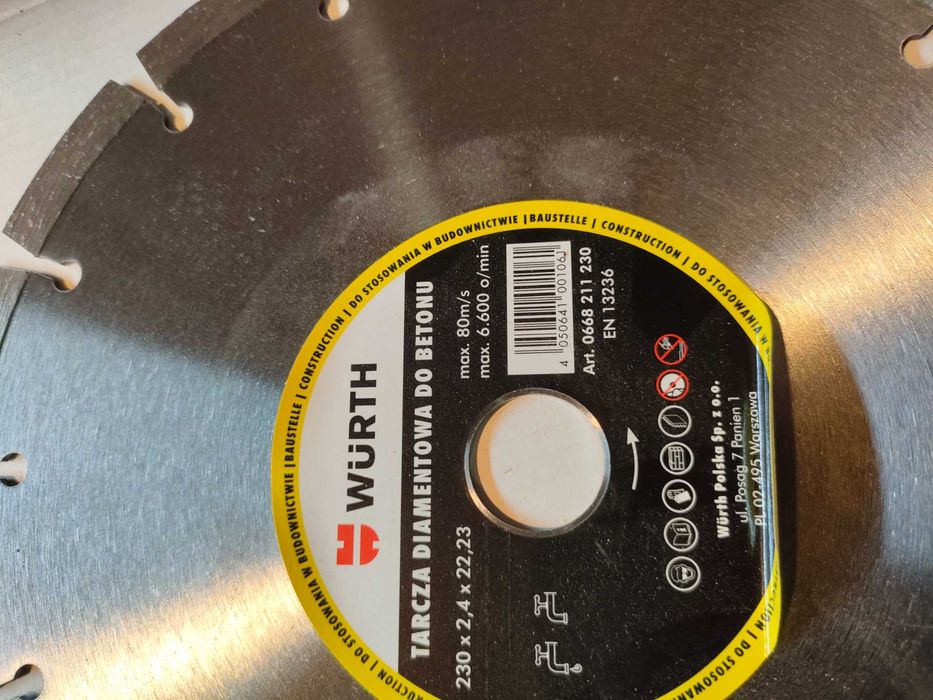 Tarcza do cięcia Betonu
