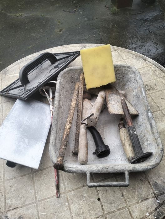 Conjunto de ferramentas para trolha