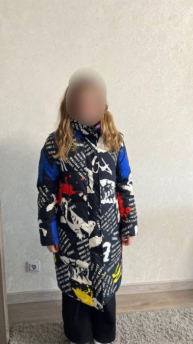 Зимовий пуховик подросткова. Тепла і зручна