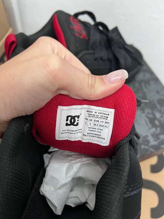 DC x Slayer Court Graffik , женские кроссовки , кроссовки дс чорные