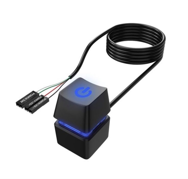 Механическая кнопка для включения пк с подсветкой