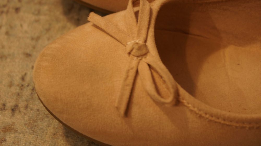 pudrowo różowe baleriny 38