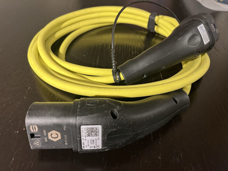 Зарядка для электромобіля VW eGolf, VW ID 3, ID 4, ID 5, VW Buzz ТиП 2