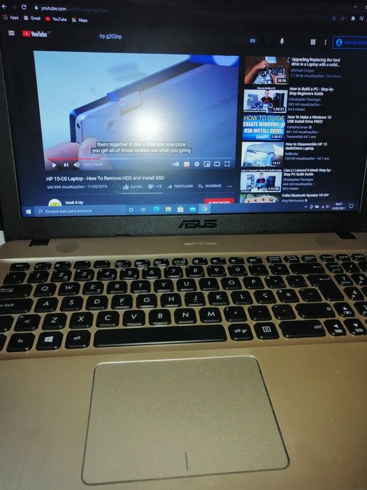 Portátil  Asus - i3  8 Gb  Gráfica NVidia 2 GB : SSD 256 GB